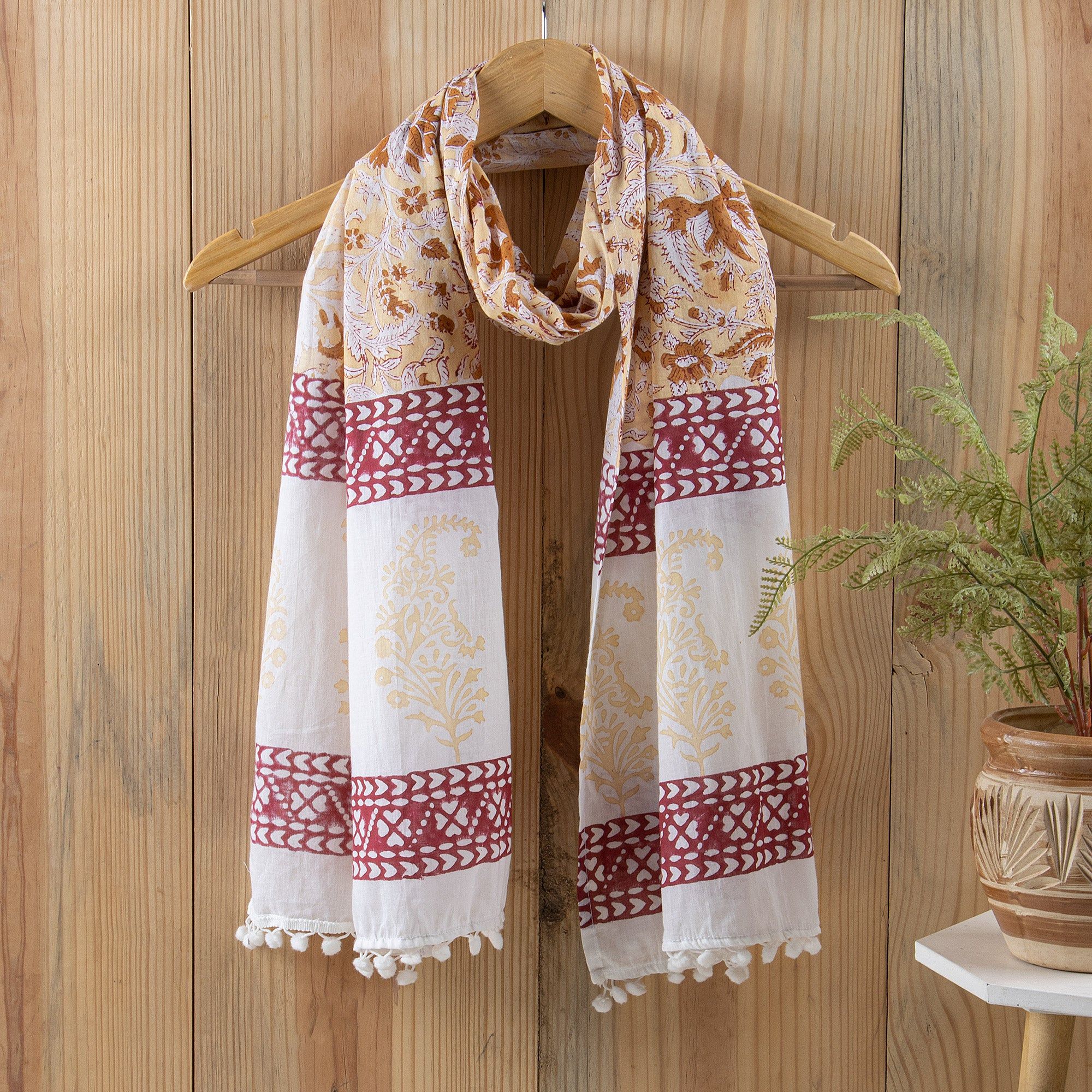 Handmade Premium Cotton Stole Dupatta For Women